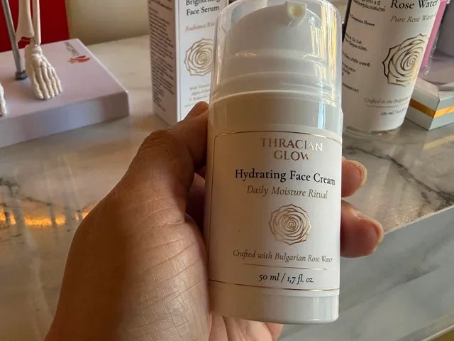 ครีมบำรุงผิวหน้า Thracian Glow Hydrating Face Cream ขนาด 50 ml ผลิตจากน้ำกุหลาบบัลแกเรีย